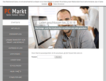 Tablet Screenshot of pcmarkt-gilching.de